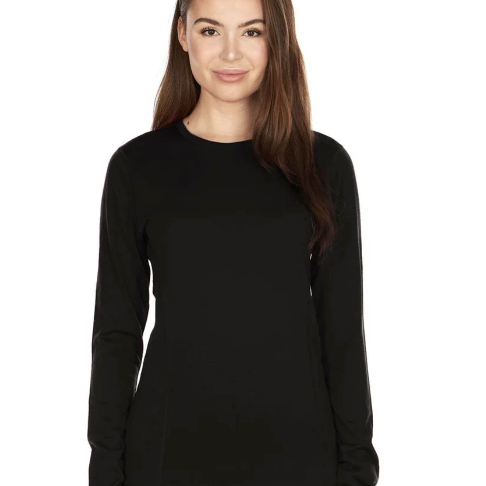 Minus 33 Minus33 Moriah Crew LS (W) Black S