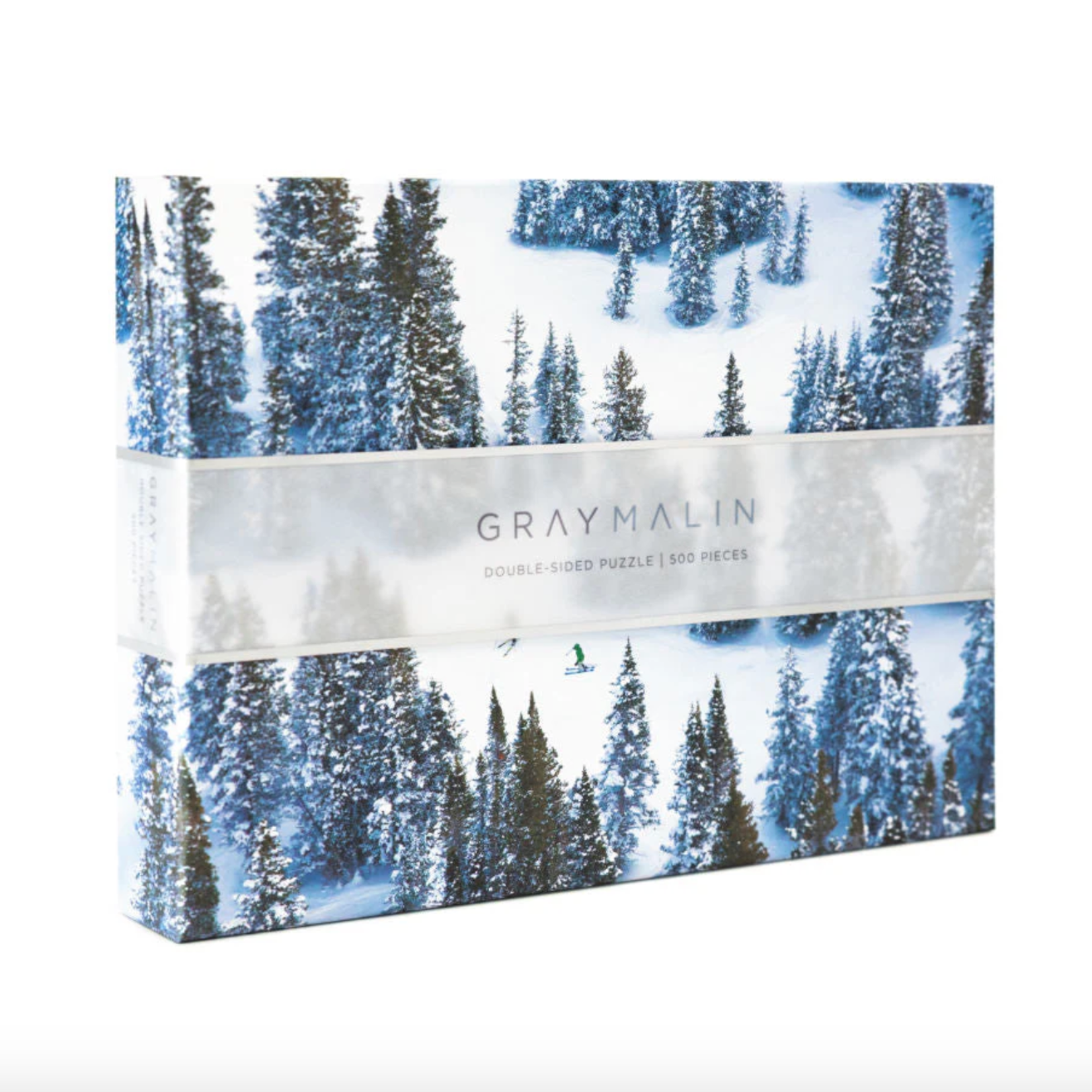 Indigo Fair Gray Malin the Snow Double-Sided 500 Piece Puzzle