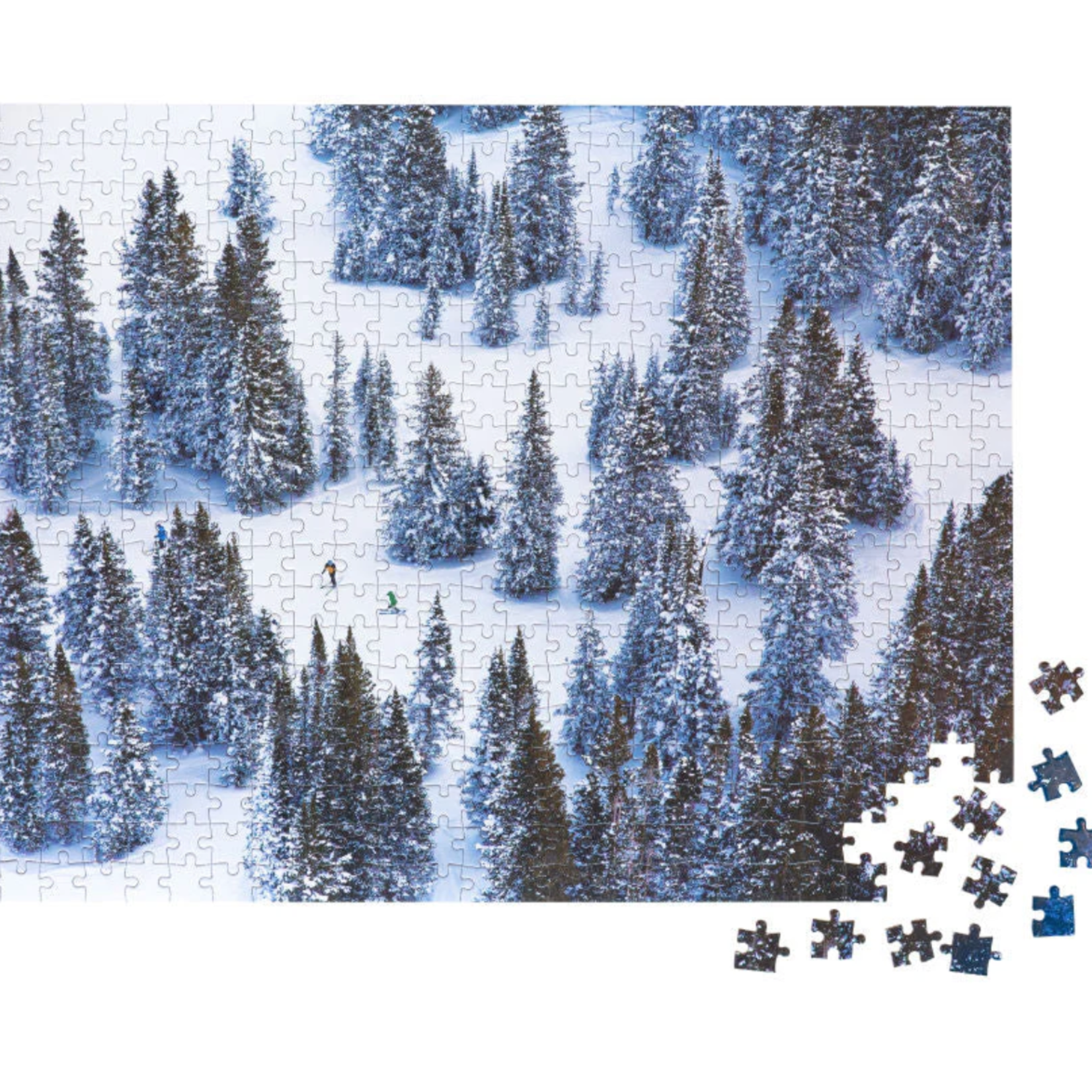 Indigo Fair Gray Malin the Snow Double-Sided 500 Piece Puzzle