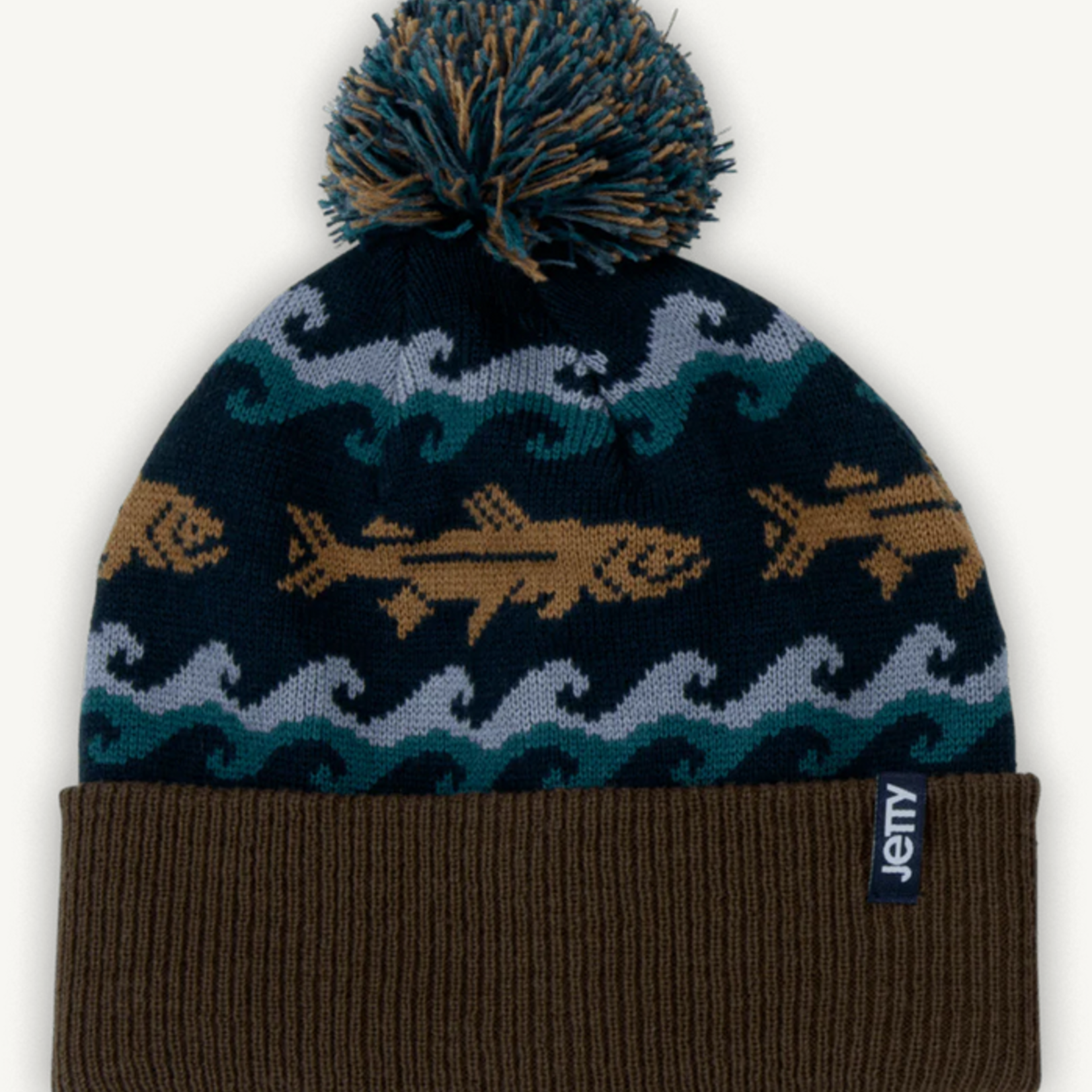 Jetty Jetty Upstream Jacquard Beanie Brown