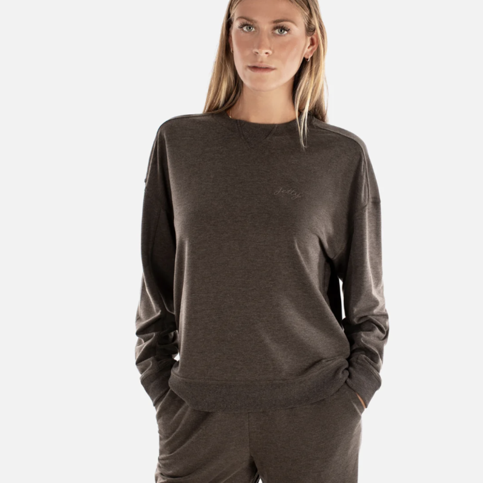 Jetty Jetty Rosewood Crewneck Sweatshirt (W)