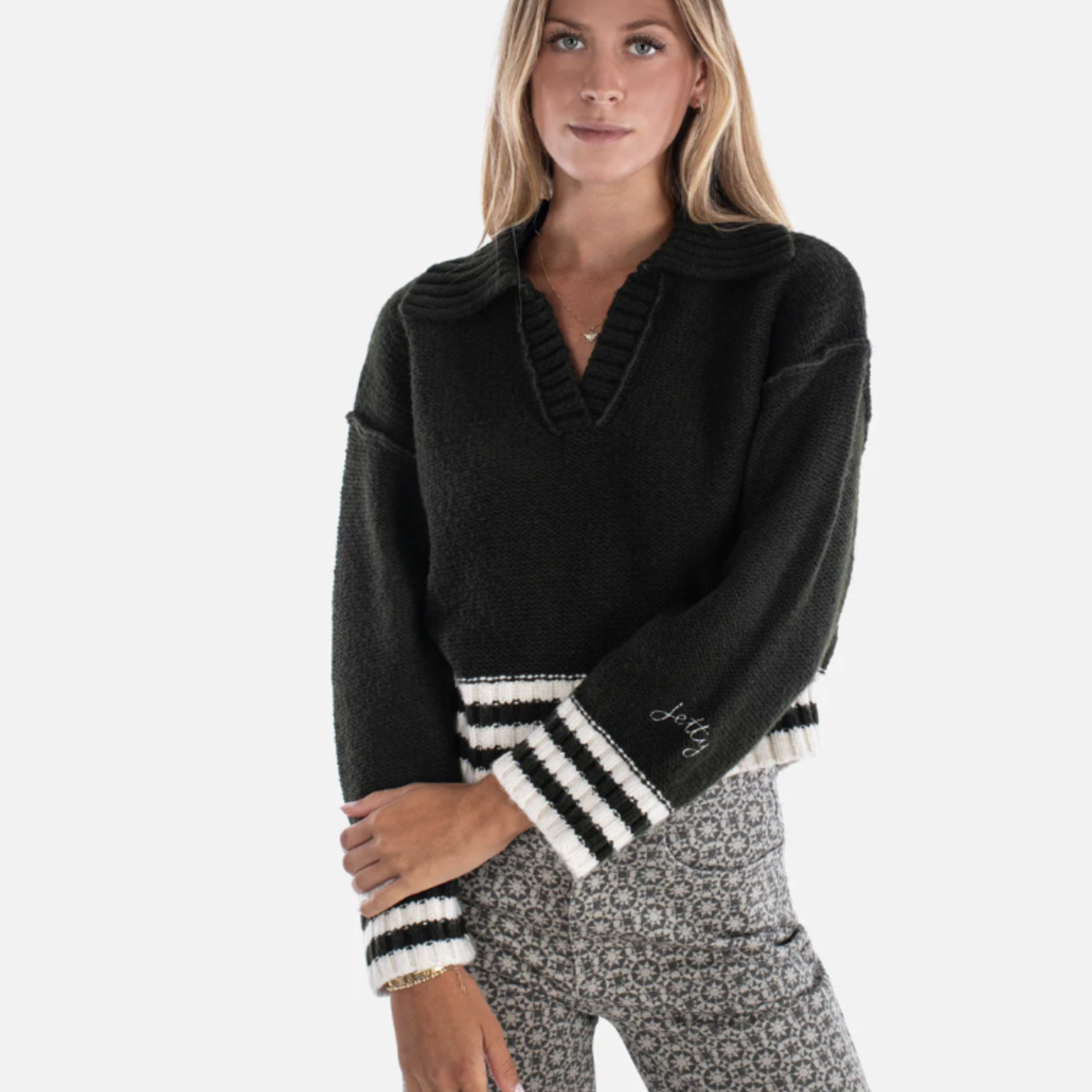 Jetty Jetty Tybee Henley Sweater (W)