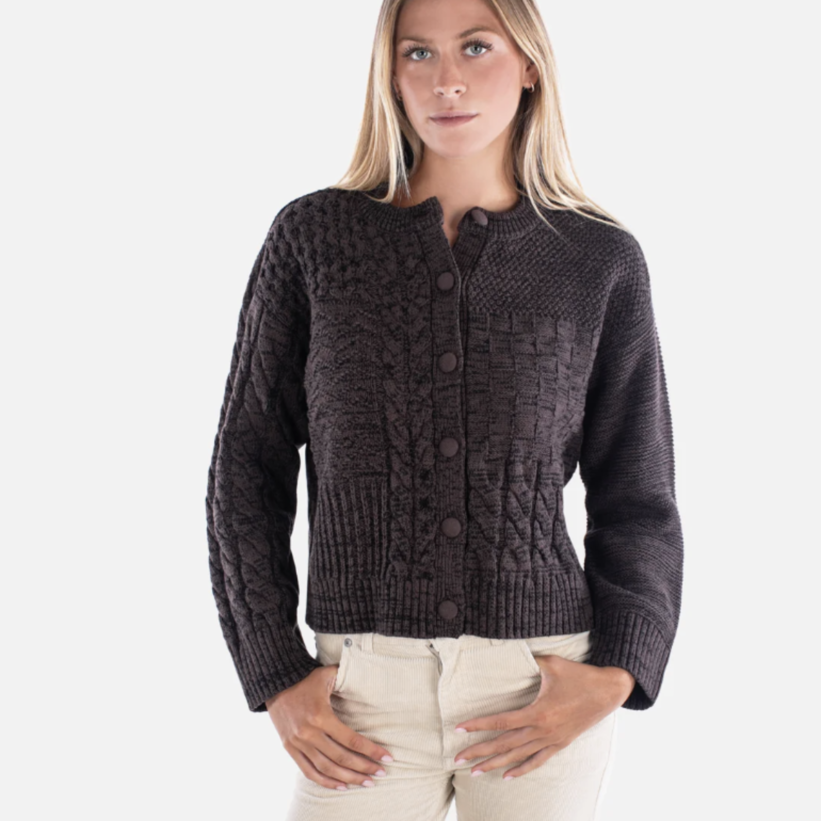 Jetty Jetty Quincy Patchwork Cardigan (W)