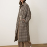 Marine Layer Marine Layer Hayes Houndstooth Trench Coat (W)
