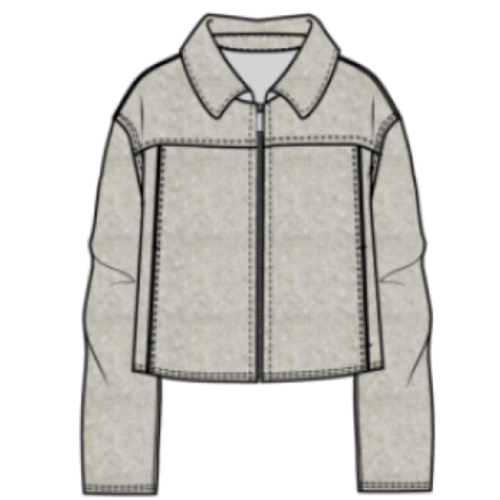 Marine Layer Marine Layer Sloane Boucle Crop Jacket (W)