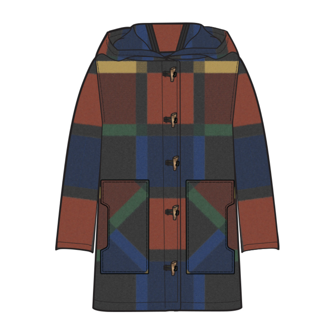 Pendleton Wool Duffle Coat (W) - Shepherd and Schaller Sporting Goods