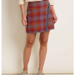Toad  & Co Toad & Co Merino Heartfelt Wrap Skirt (W) Port Plaid M