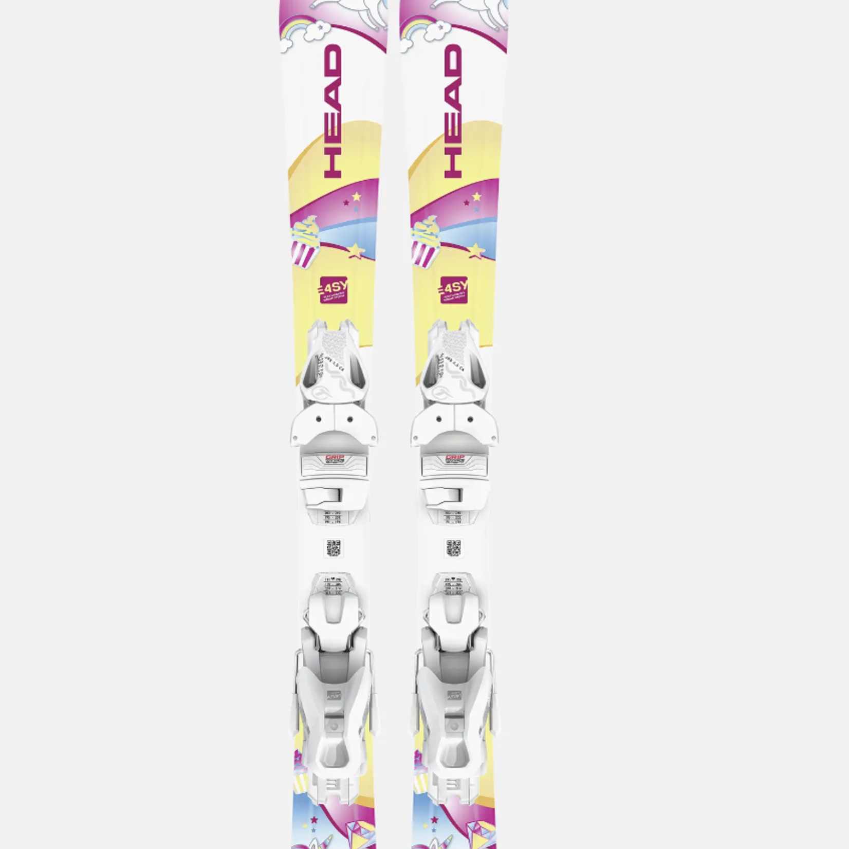 Head Head Unicorn Easy Alpine Ski w/JRS 4.5(YTH)F25