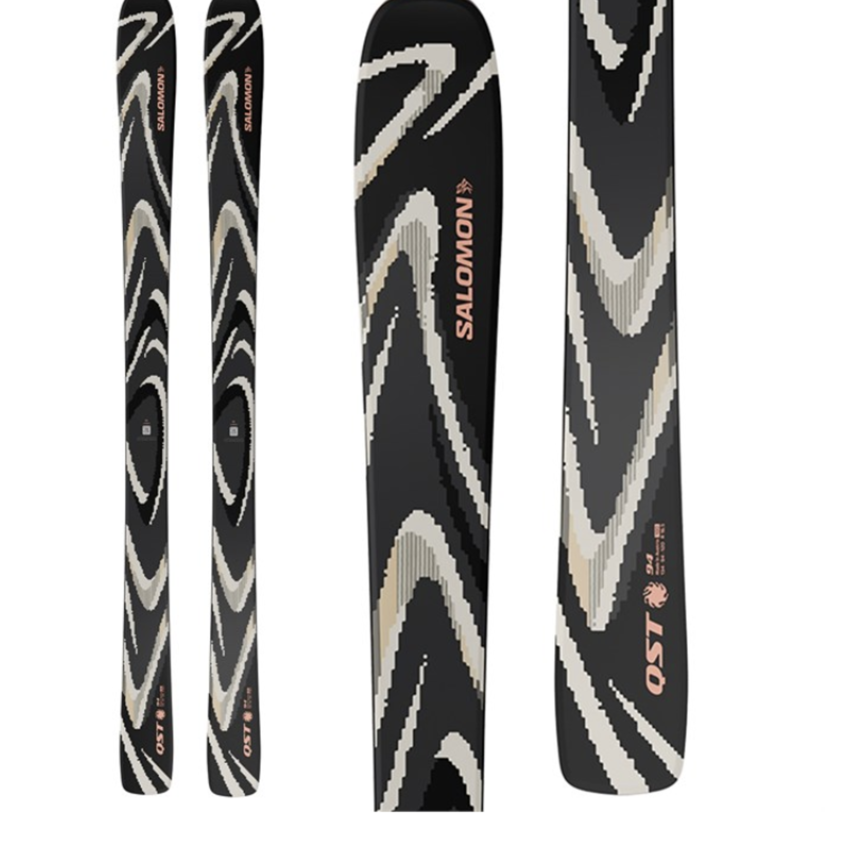 Salomon Salomon N QST 94 Black Alpine Ski (A)F25