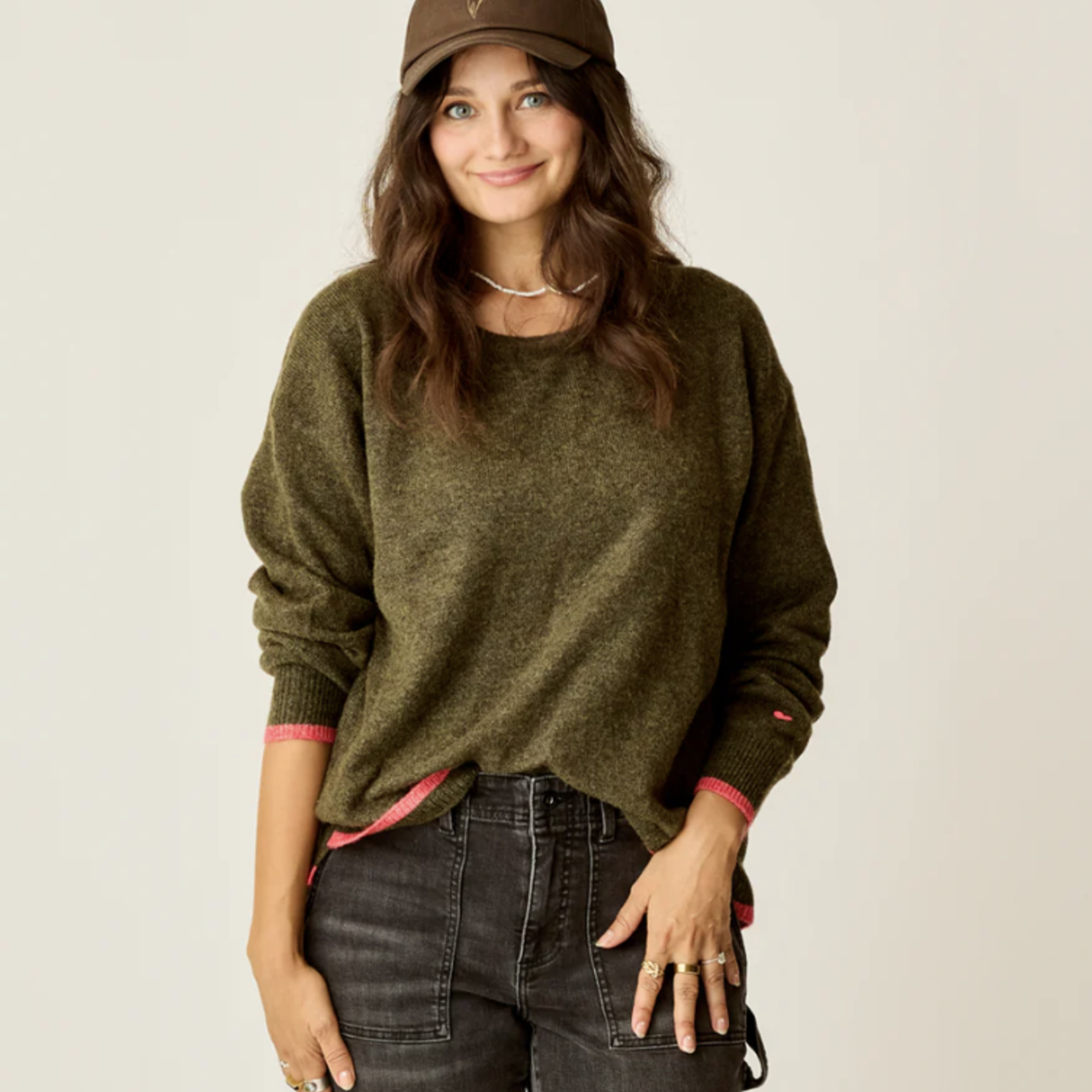 Carve Designs Carve  Drue Fuzzy Sweater (W)