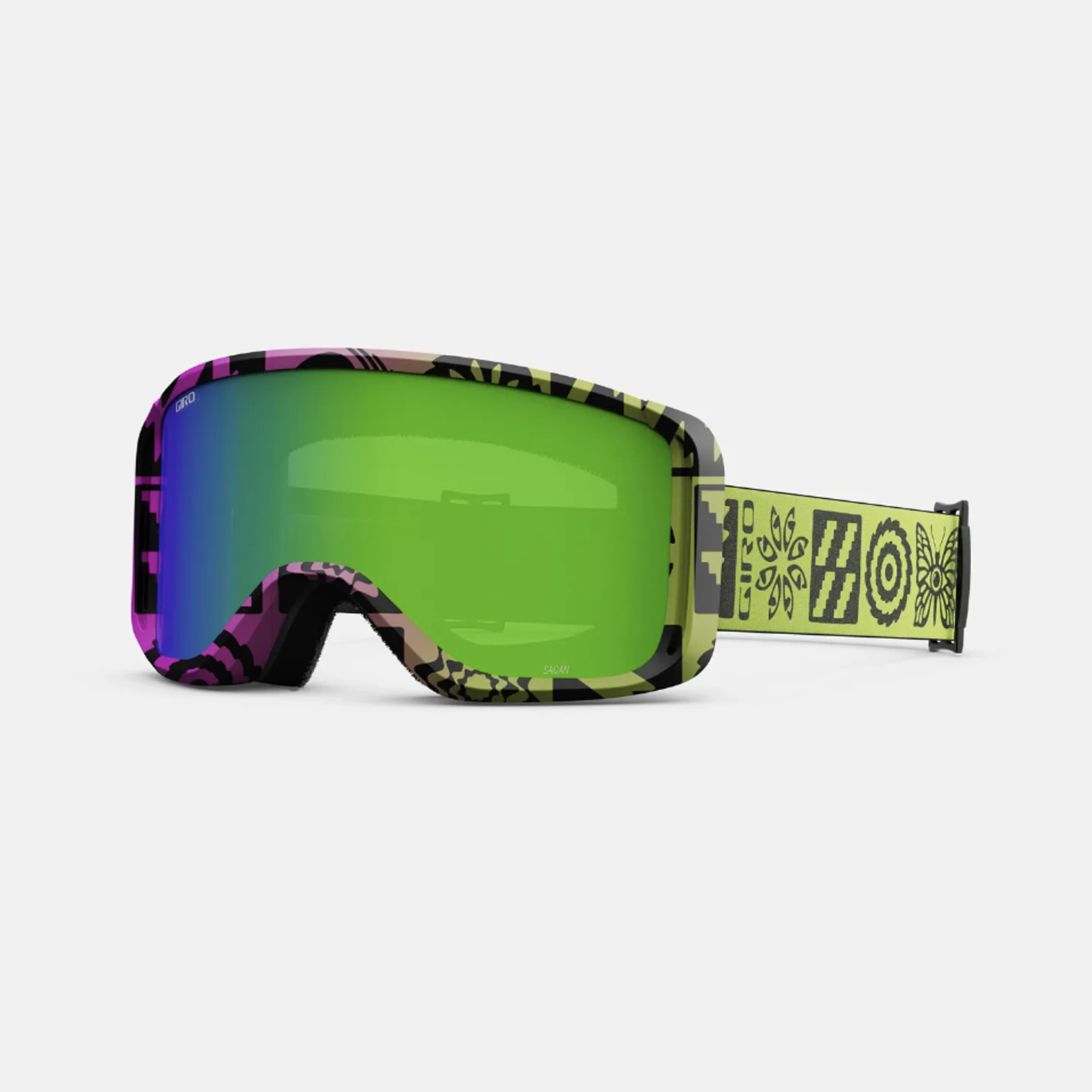 Giro Giro Sagen Glow Green Shelter Pro Alpine Goggle (A)F24