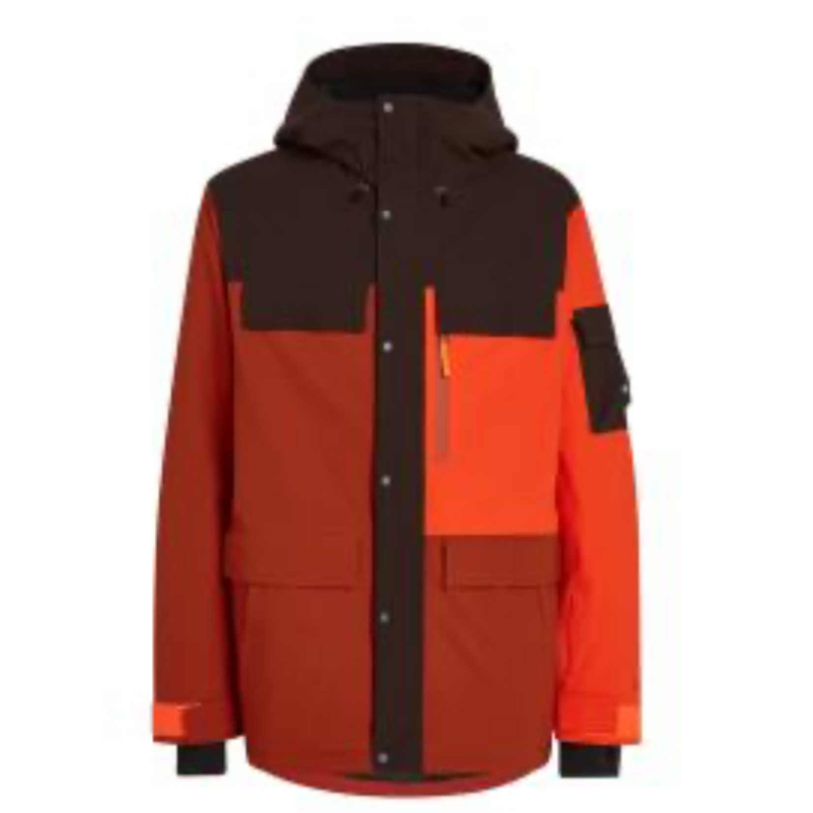 O'Neill Oneill FWC Peak Pro Snow Jacket (M) Bonfire Colour Block L