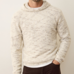 Marine Layer Marine Layer Wilder Sweater Hoodie (M) Natural Geo L