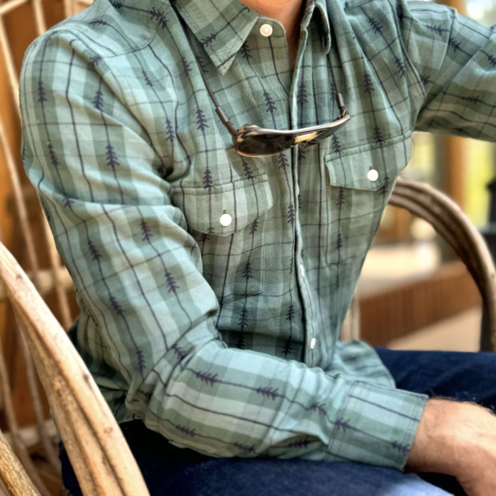 Jack+Sage Jack+Sage Evergreen Flannel (M)