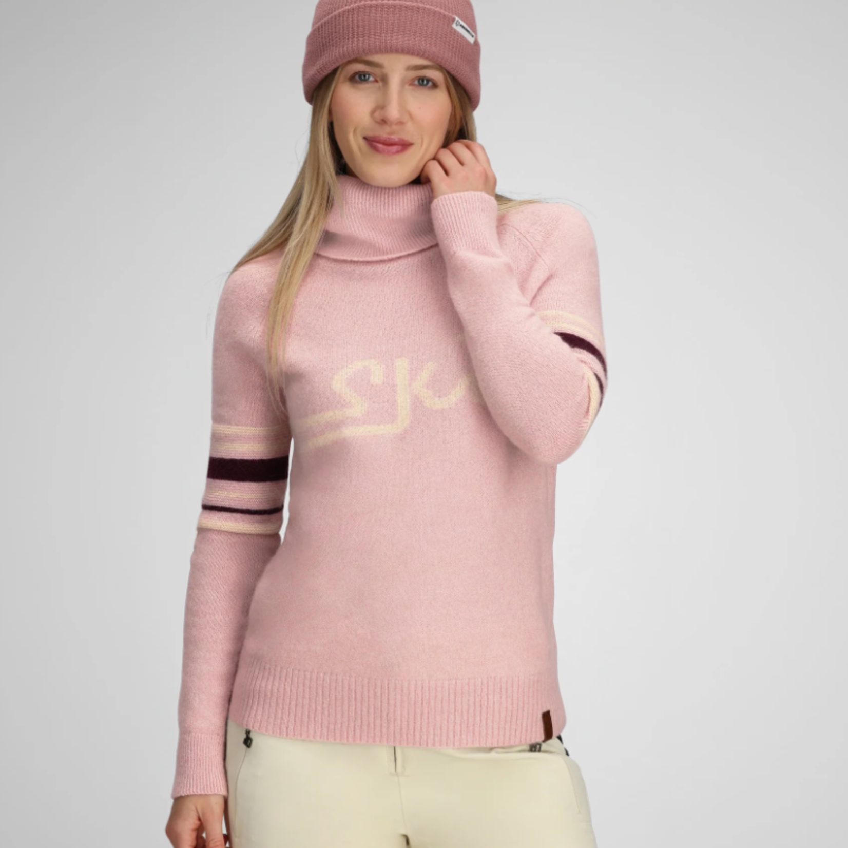 Obermeyer Obermeyer Apres Vous Turtleneck (W), Mauve Deep, M
