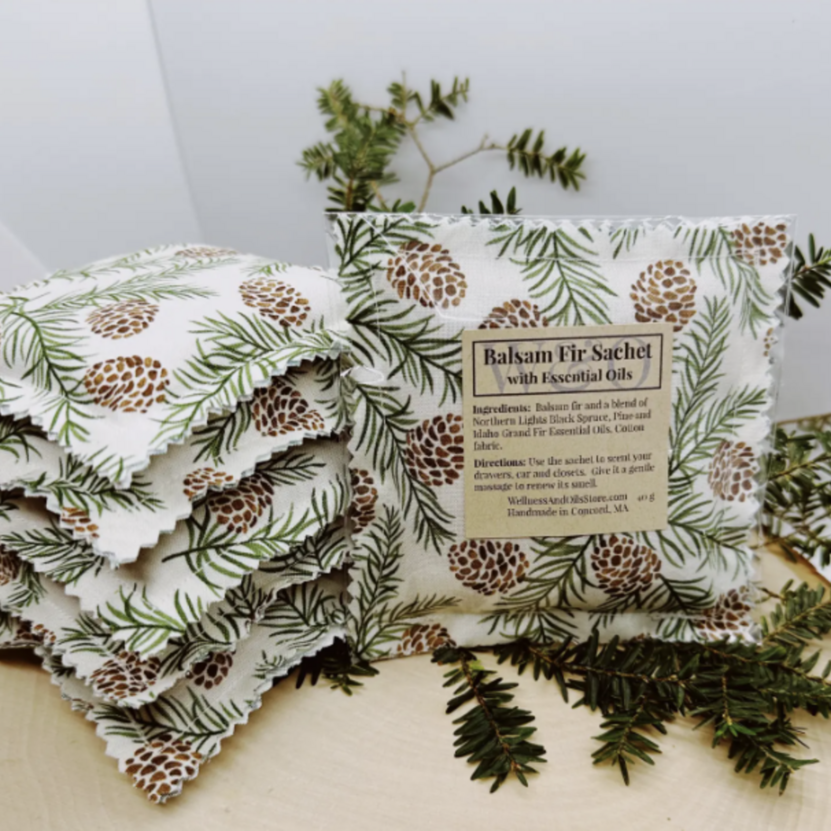 Indigo Fair Wellness & Oils Infused Sachet Balsam Fir