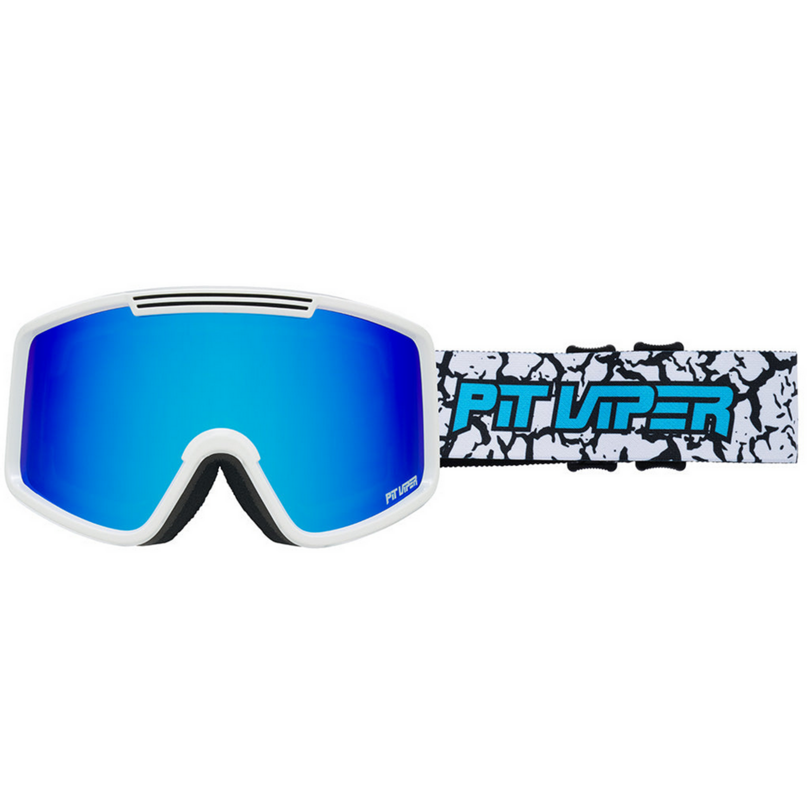 Pit Viper LLC Pit Viper The Miami Nght Fnch Fry Alp Goggle (A)F25 Blue Lrg