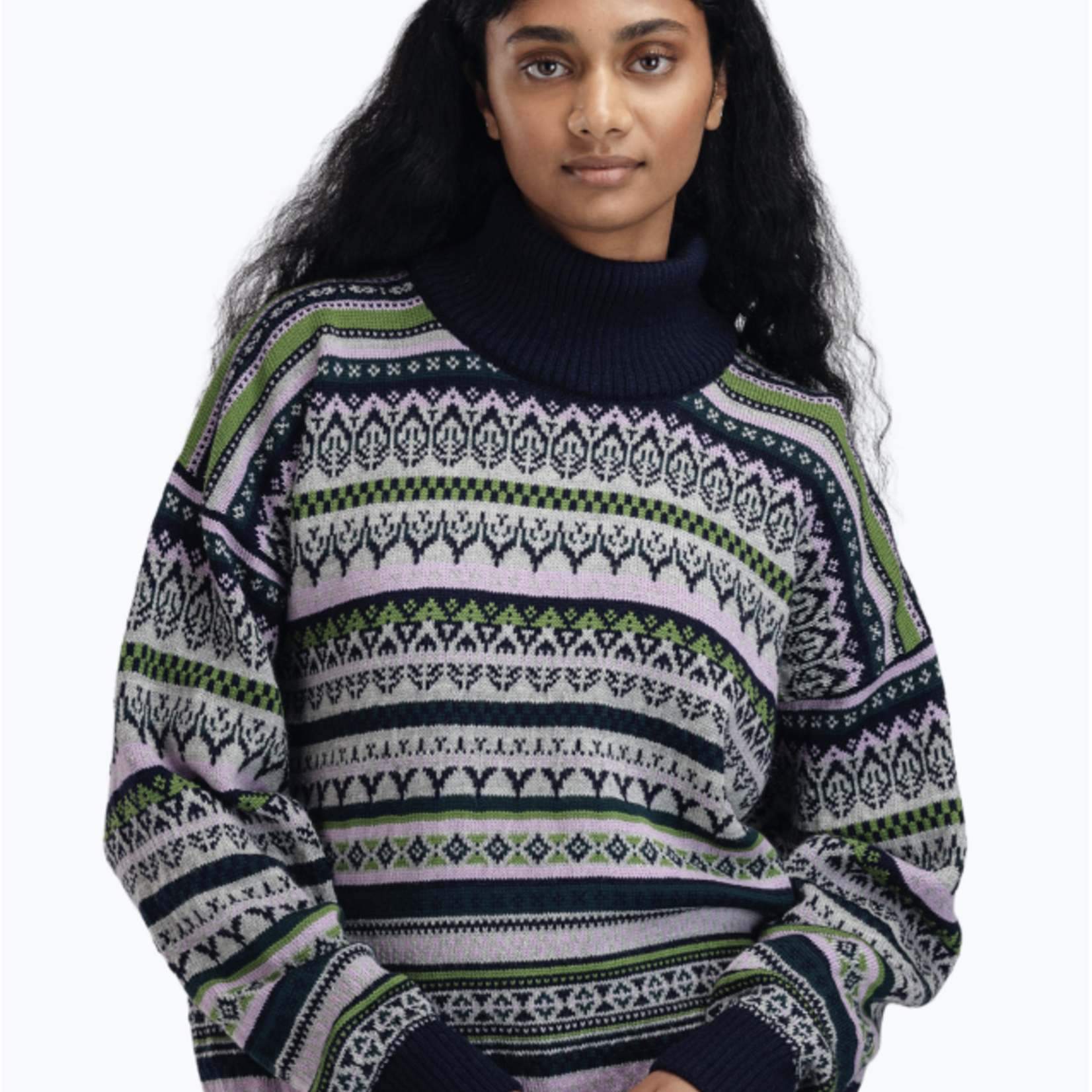 Dale of Norway Dale Utsira Fem Sweater (W) Marine Pinegreen Lightcharcoal M