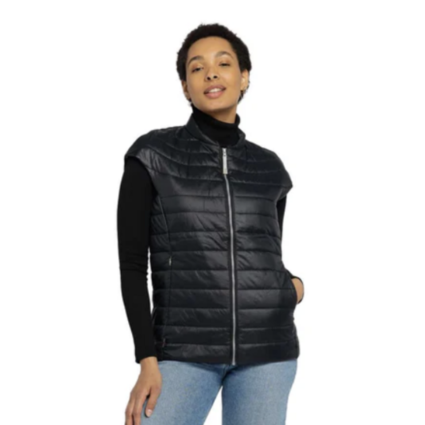 Ohsho Osho Cap Sleeve Vest (W) Black S