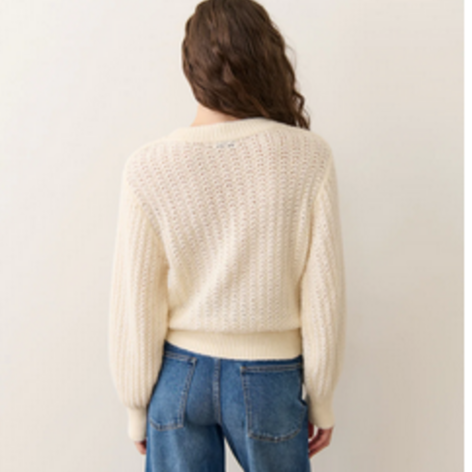 Marine Layer Marine Layer Alma Crewneck Sweater (W)