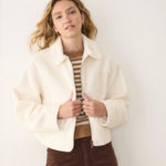 Marine Layer Marine Layer Sloane Boucle Crop Jacket (W)