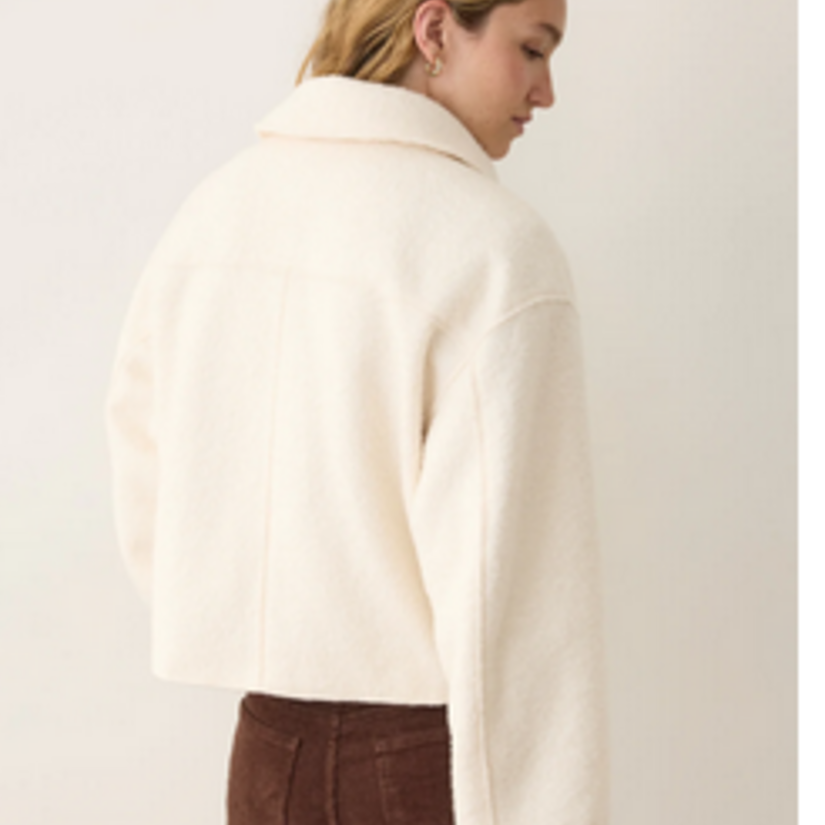 Marine Layer Marine Layer Sloane Boucle Crop Jacket (W)