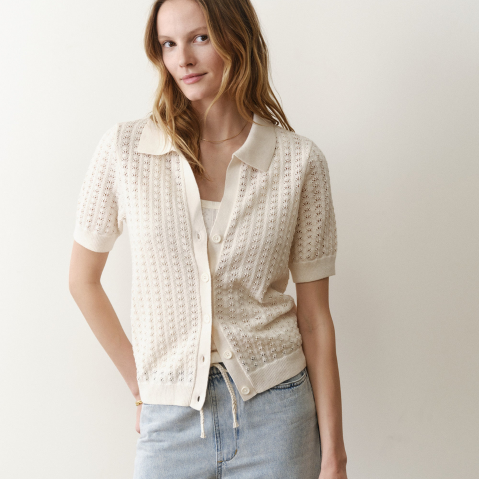 Marine Layer Marine Layer Piper Resort Knit Shirt (W)