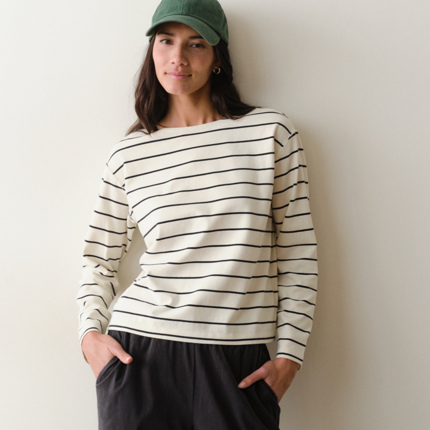 Marine Layer Marine Layer Luxe Sueded Mariner Tee (W)