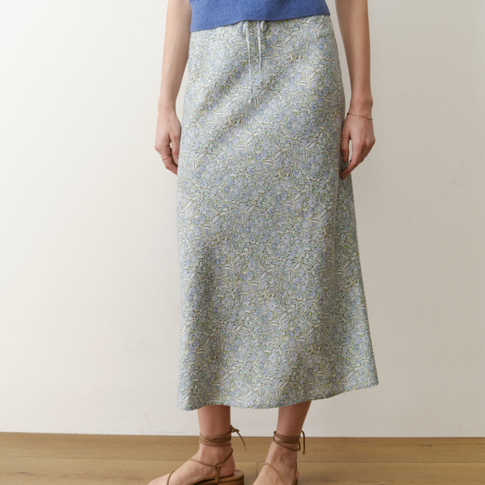 Marine Layer Marine Layer Avery Hemp Midi Skirt (W)