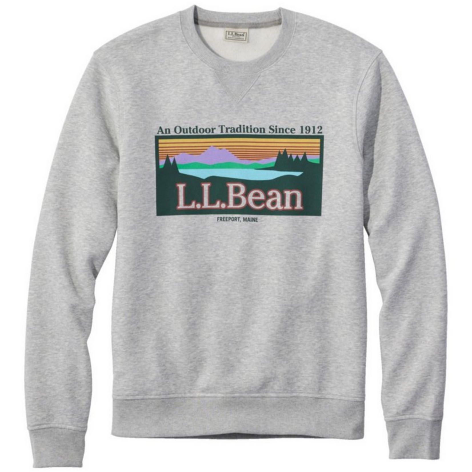 L.L Bean L.L.Bean Essential Logo Crewneck Sweatshirt (M)
