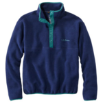 L.L Bean L.L.Bean Bean's Classic Snap Fleece II Pullover (U)