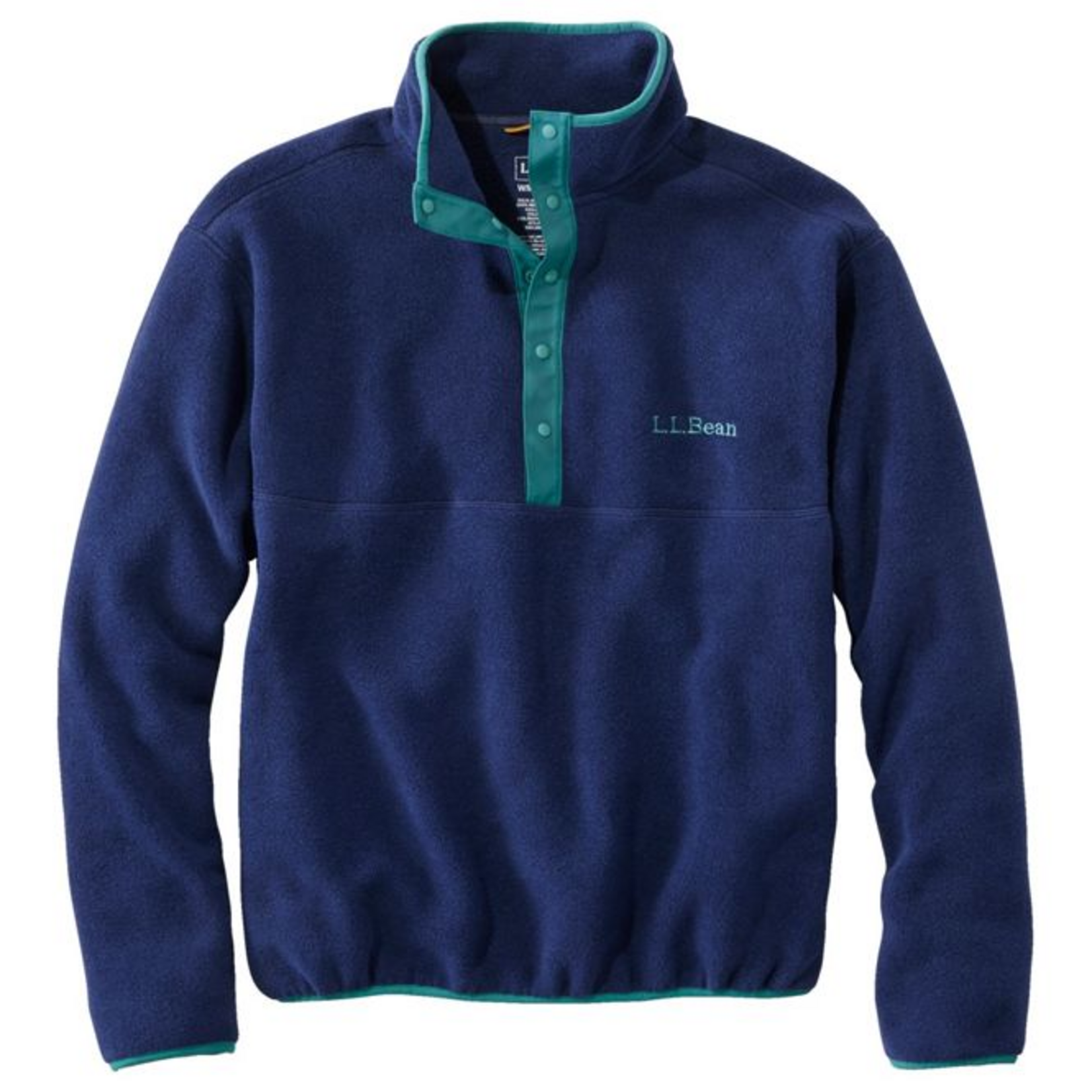 L.L Bean L.L.Bean Bean's Classic Snap Fleece II Pullover (U)