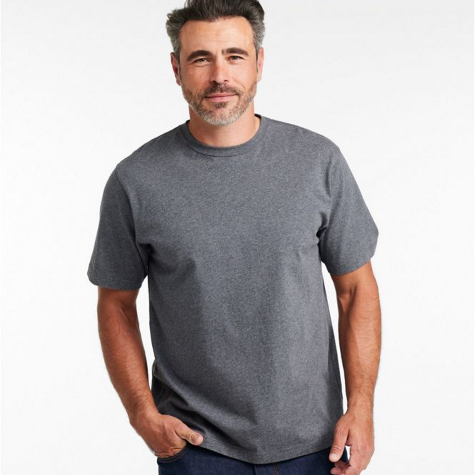 L.L Bean L.L.Bean Carefree Unshrinkable T Shirt SS (M)