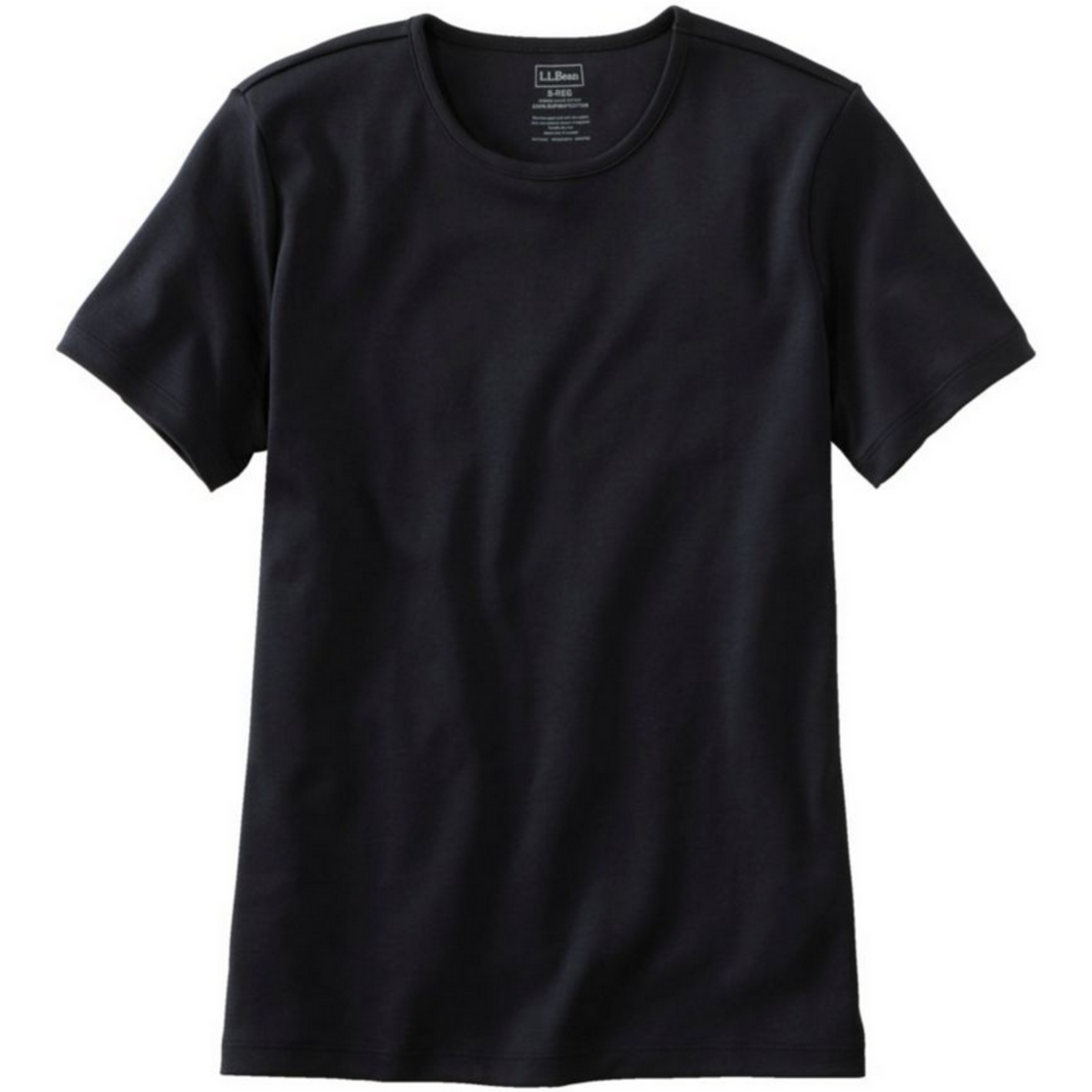 L.L Bean L.L. Bean Pima Crewneck SS (W)