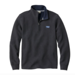 L.L Bean L.L. Bean Lakewashed Double Knit 1/4 Zip LS (M)