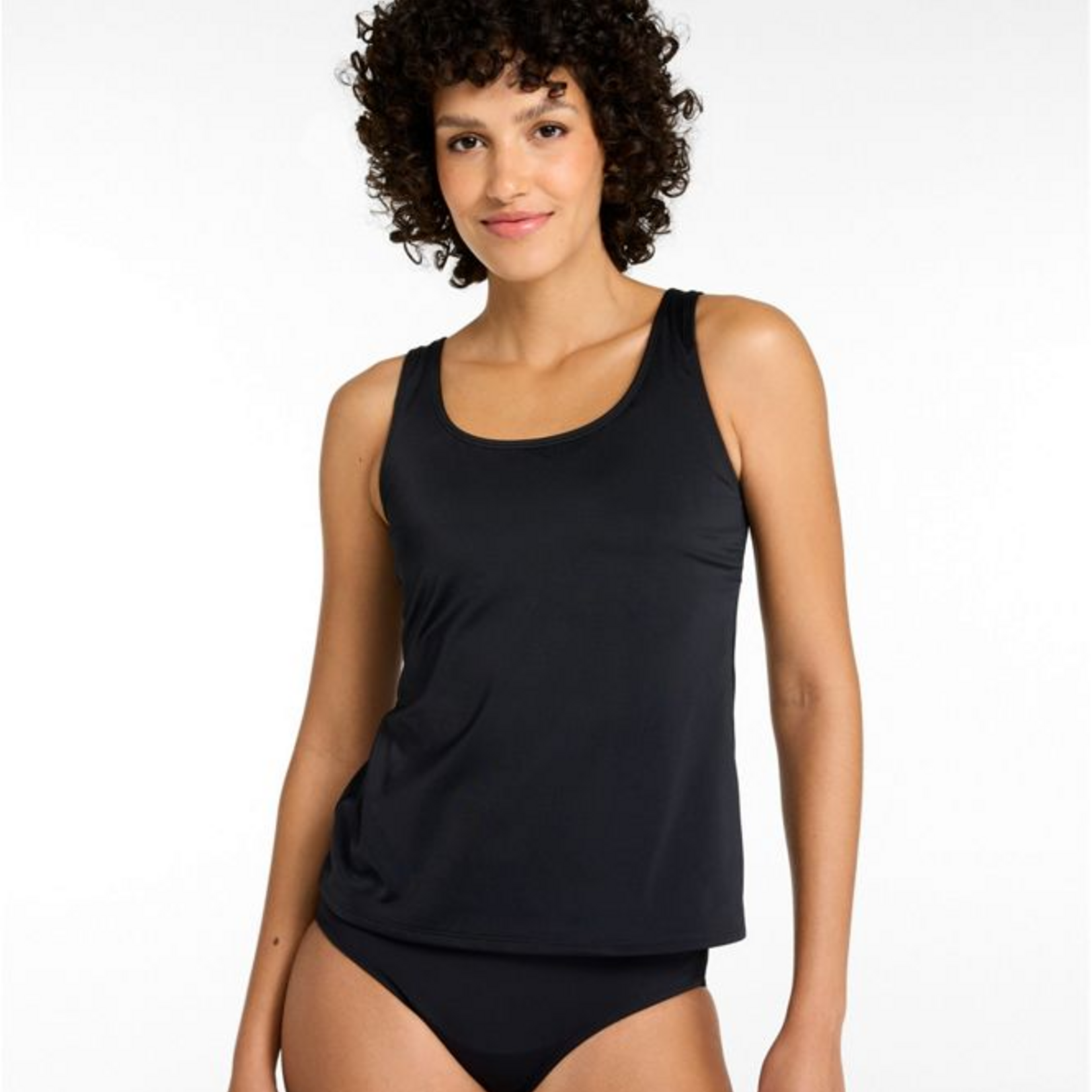 L.L Bean L.L. Bean BeanSport Scoopneck Tankini Top Reg (W)