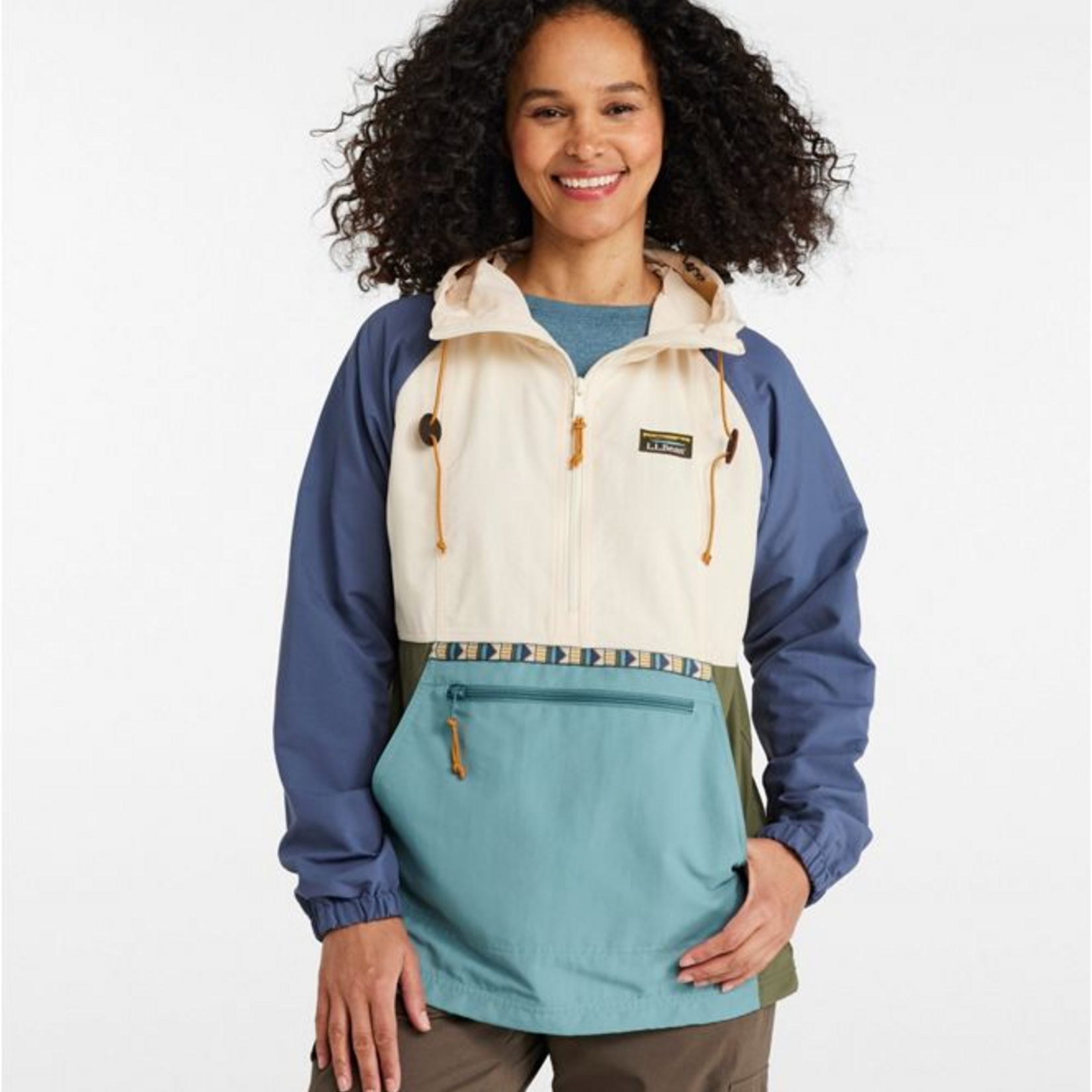 L.L Bean L.L. Bean Mountain Classic Anorak Multi Color (W)