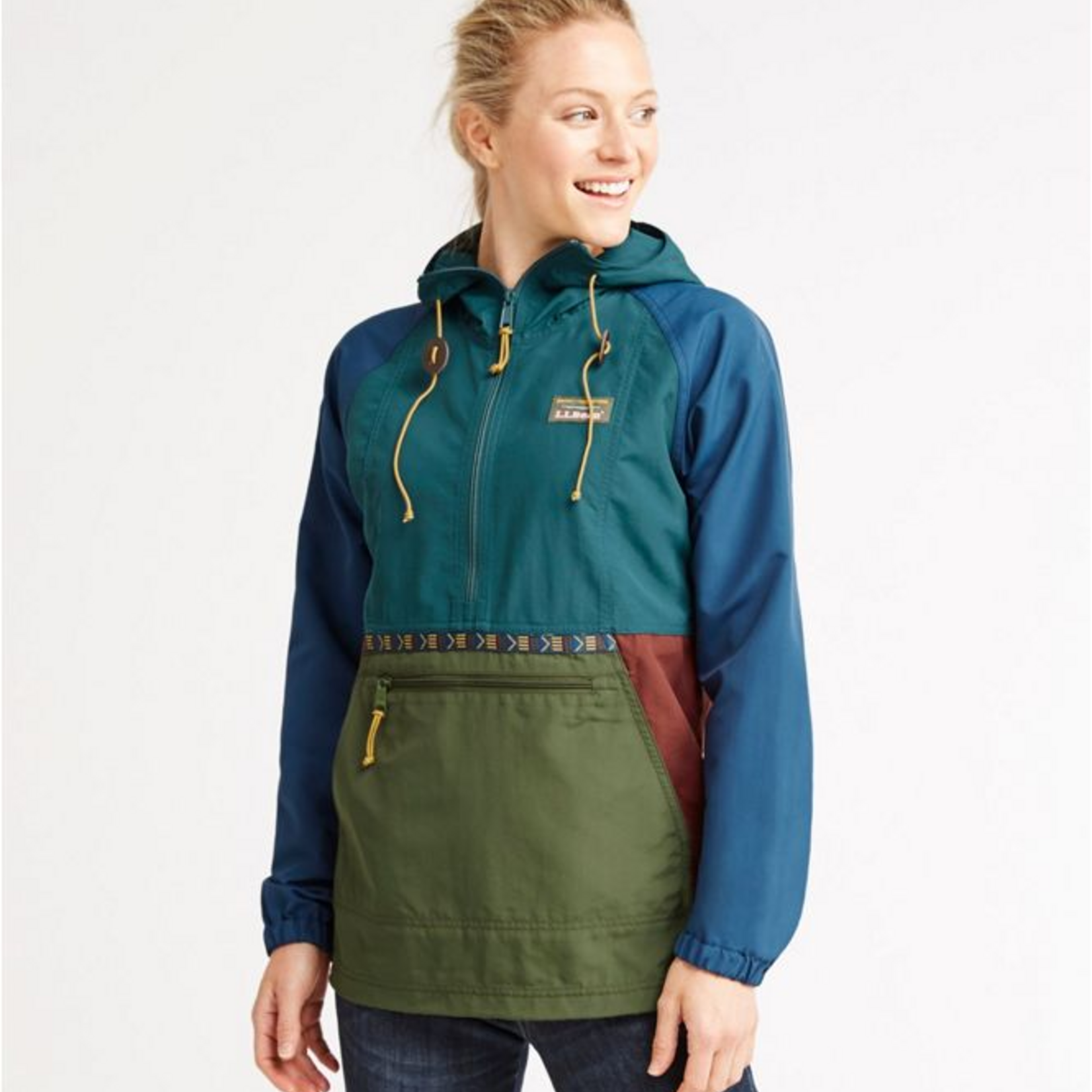L.L Bean L.L. Bean Mountain Classic Anorak Multi Color (W)