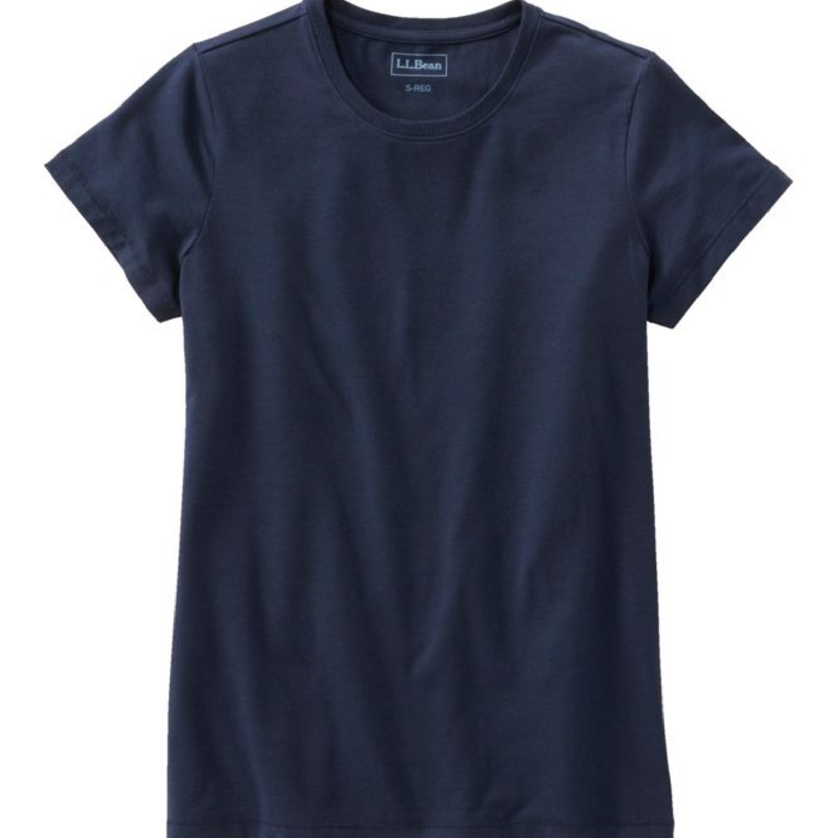 L.L Bean L.L. Bean Soft Stretch Supima Tee Crewneck SS (W)