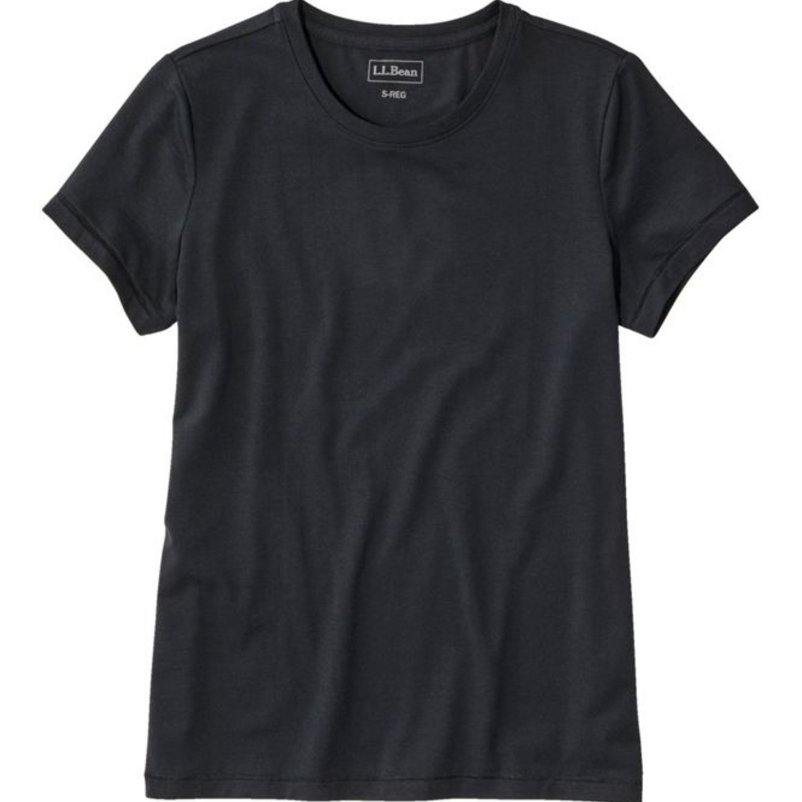L.L Bean L.L. Bean Soft Stretch Supima Tee Crewneck SS (W)