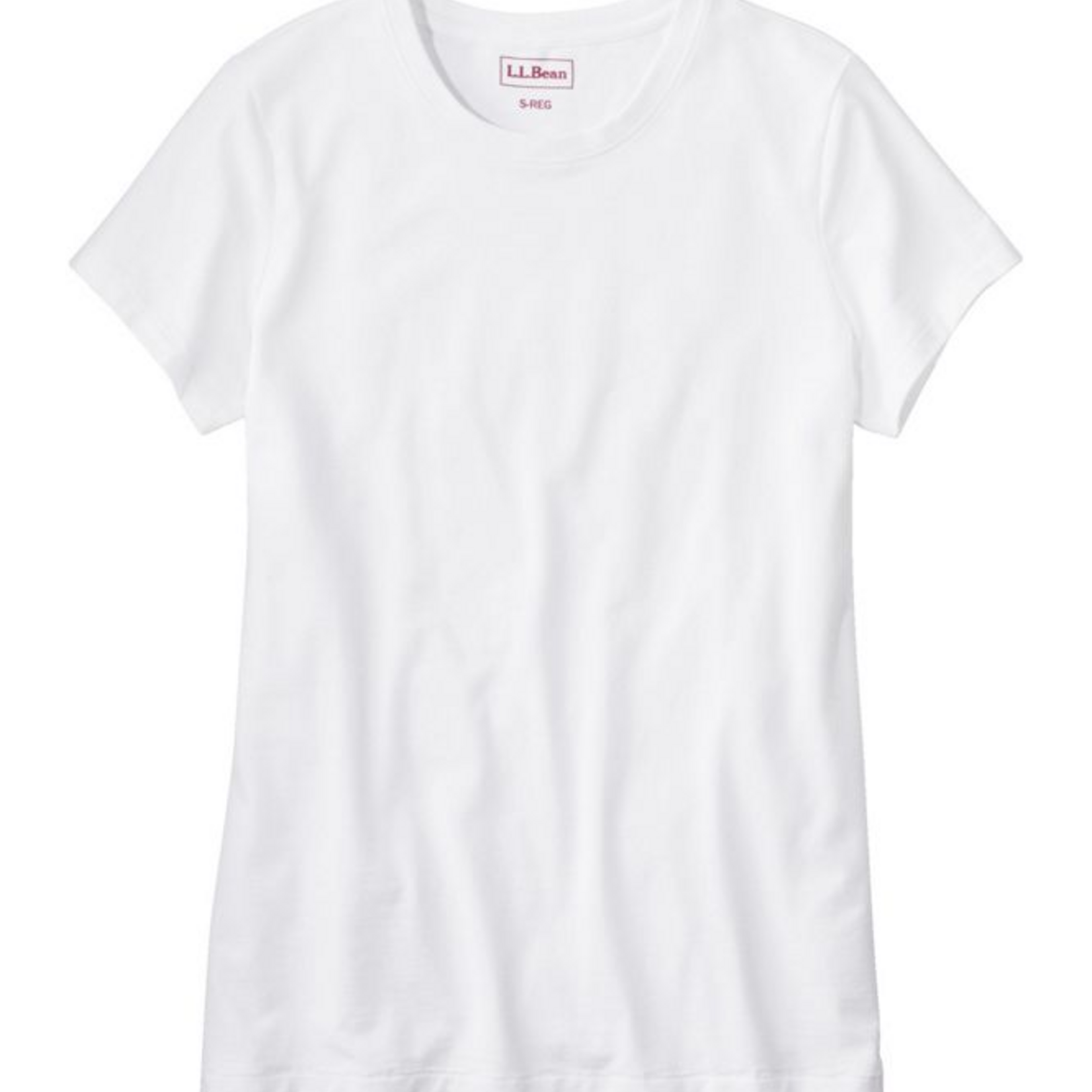 L.L Bean L.L. Bean Soft Stretch Supima Tee Crewneck SS (W)
