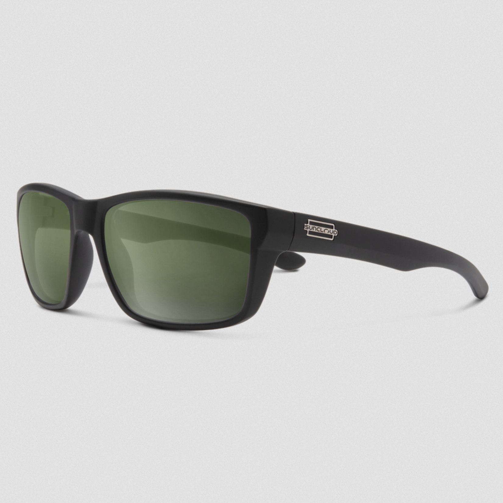 Smith Optics Suncloud Mayor Matte Blk Polarized Gray Grn