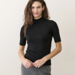 Marine Layer Marine Layer Lexi Rib Mock Neck (W)