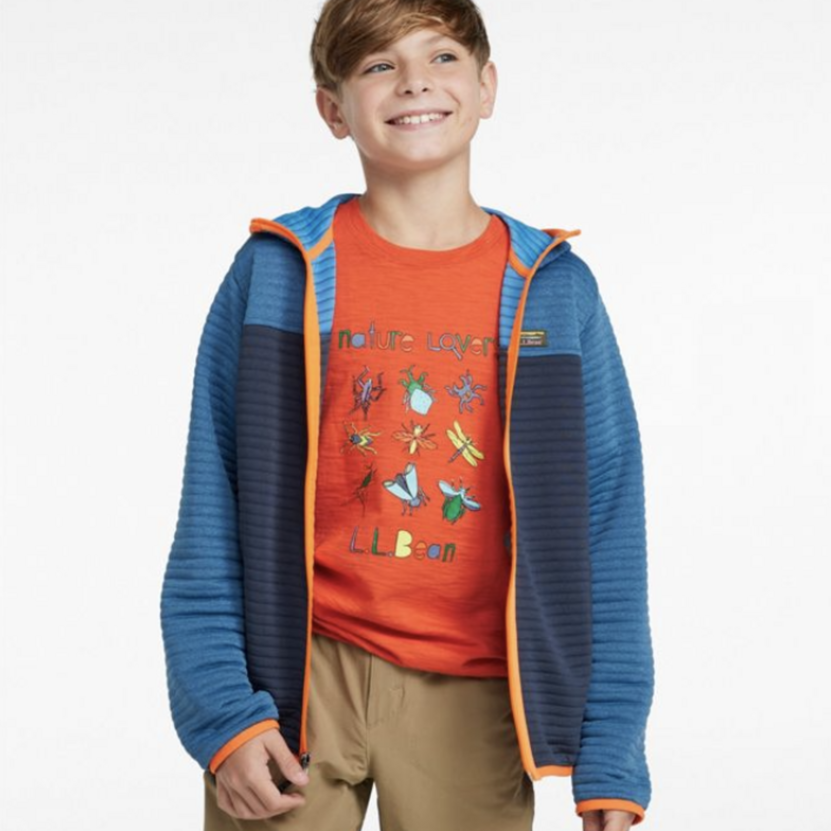 L.L Bean L.L.Bean Airlight Full Zip Colorblock (Y)