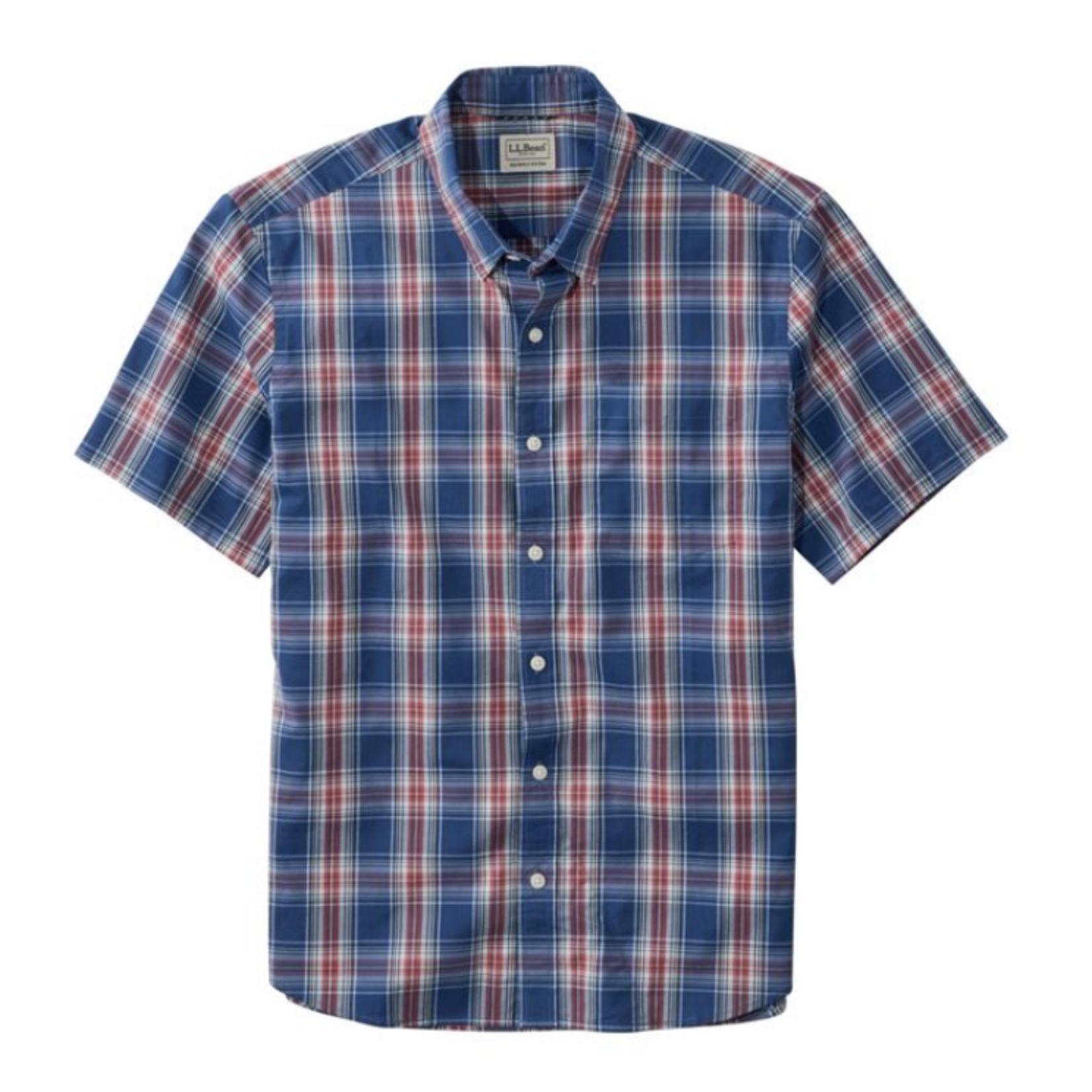L.L Bean L.L.Bean Comfort Stretch Performance Shirt SS Slightly Fitted (M)