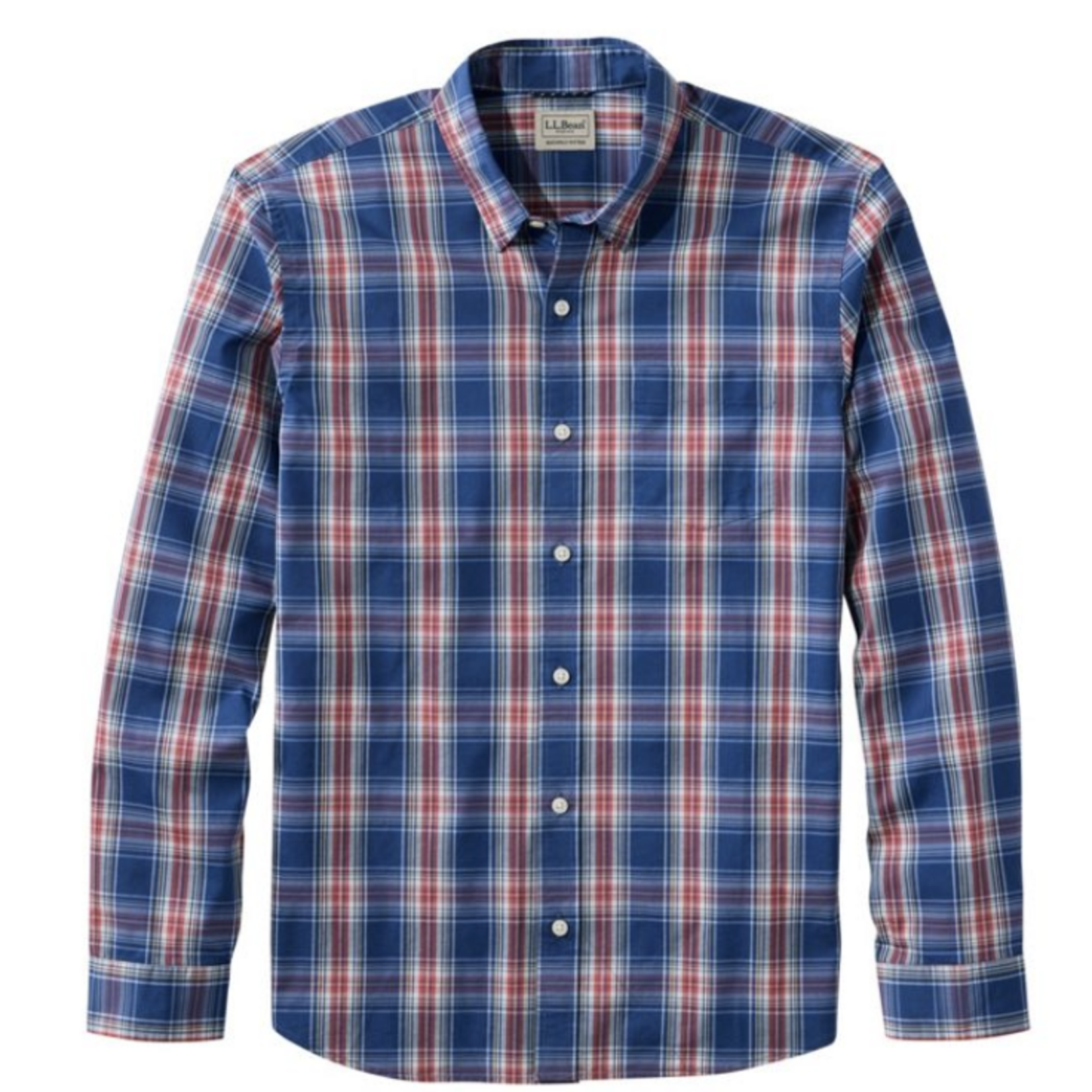 L.L Bean L.L.Bean Comfort Stretch Performance Shirt LS Slightly Fitted (M)