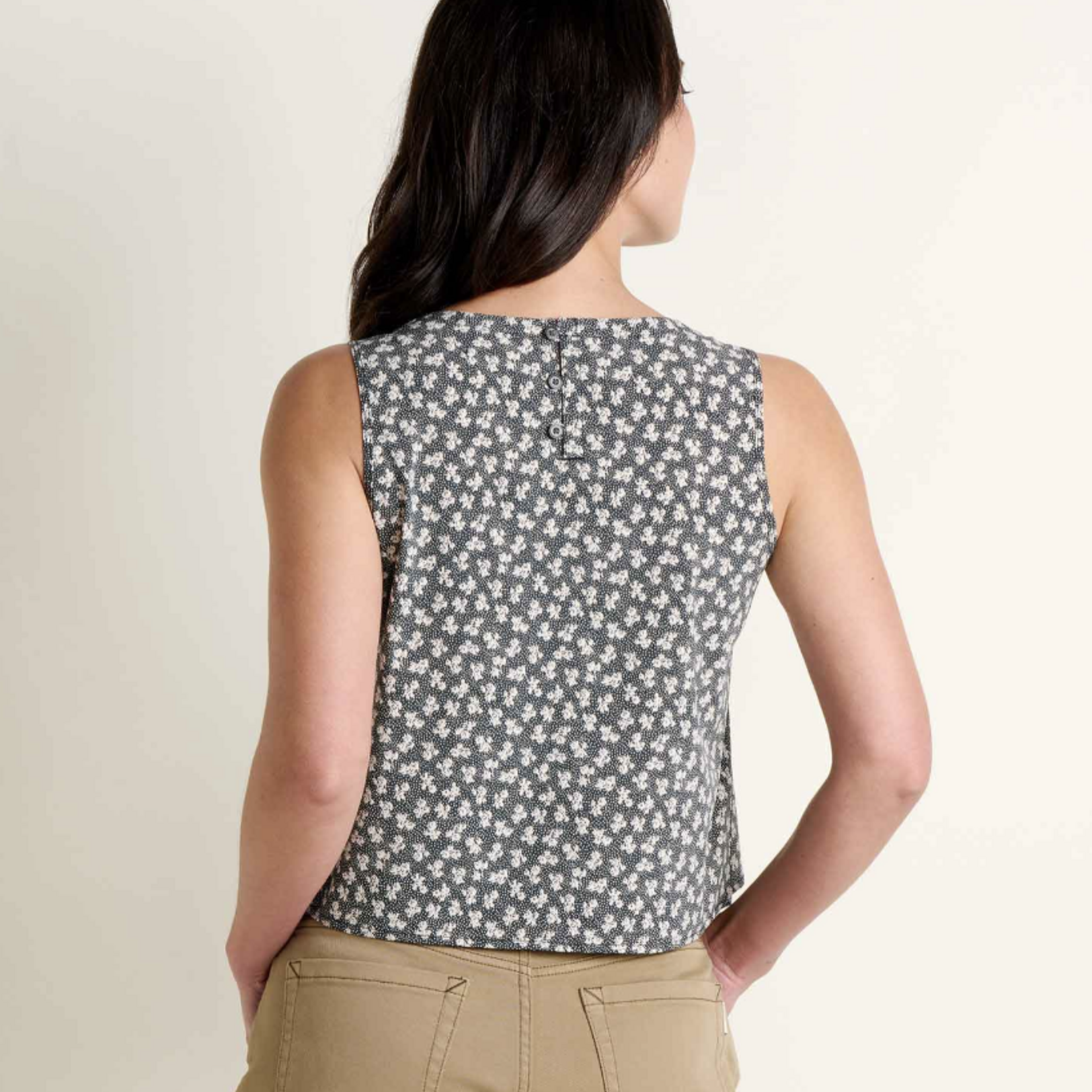 Toad  & Co Toad Co Sunkissed Button Back Tank (W)