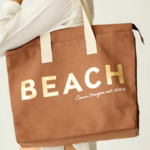 Carve Designs Carve Cotton Tote Beach