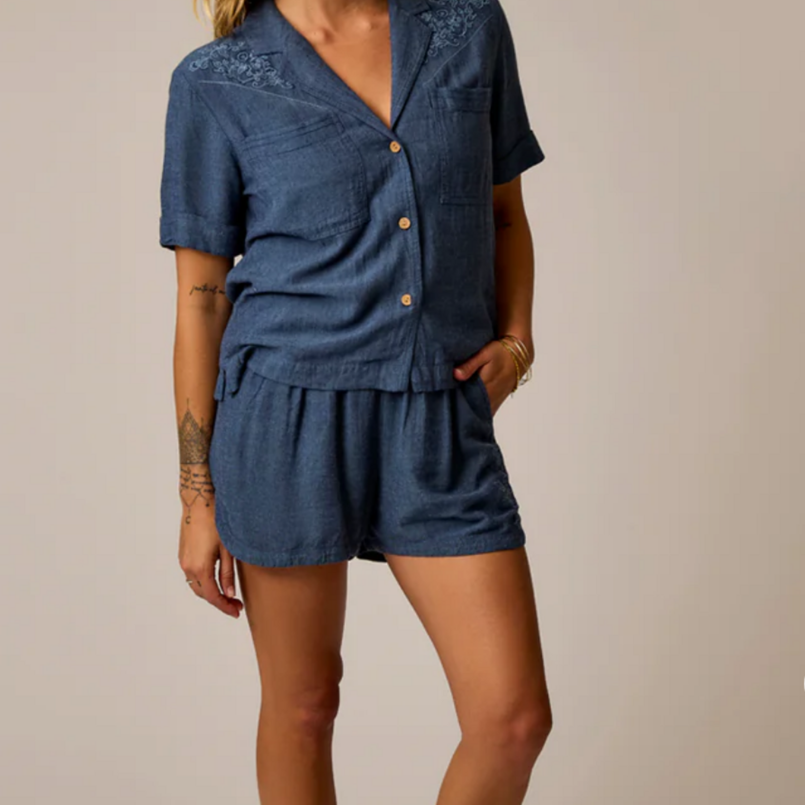 Carve Designs Carve Rhett Linen Short (W)