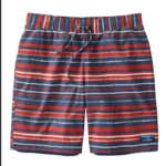 L.L Bean L.L. Bean Vacationland Stretch Swim Trunk 8" Printed (M)